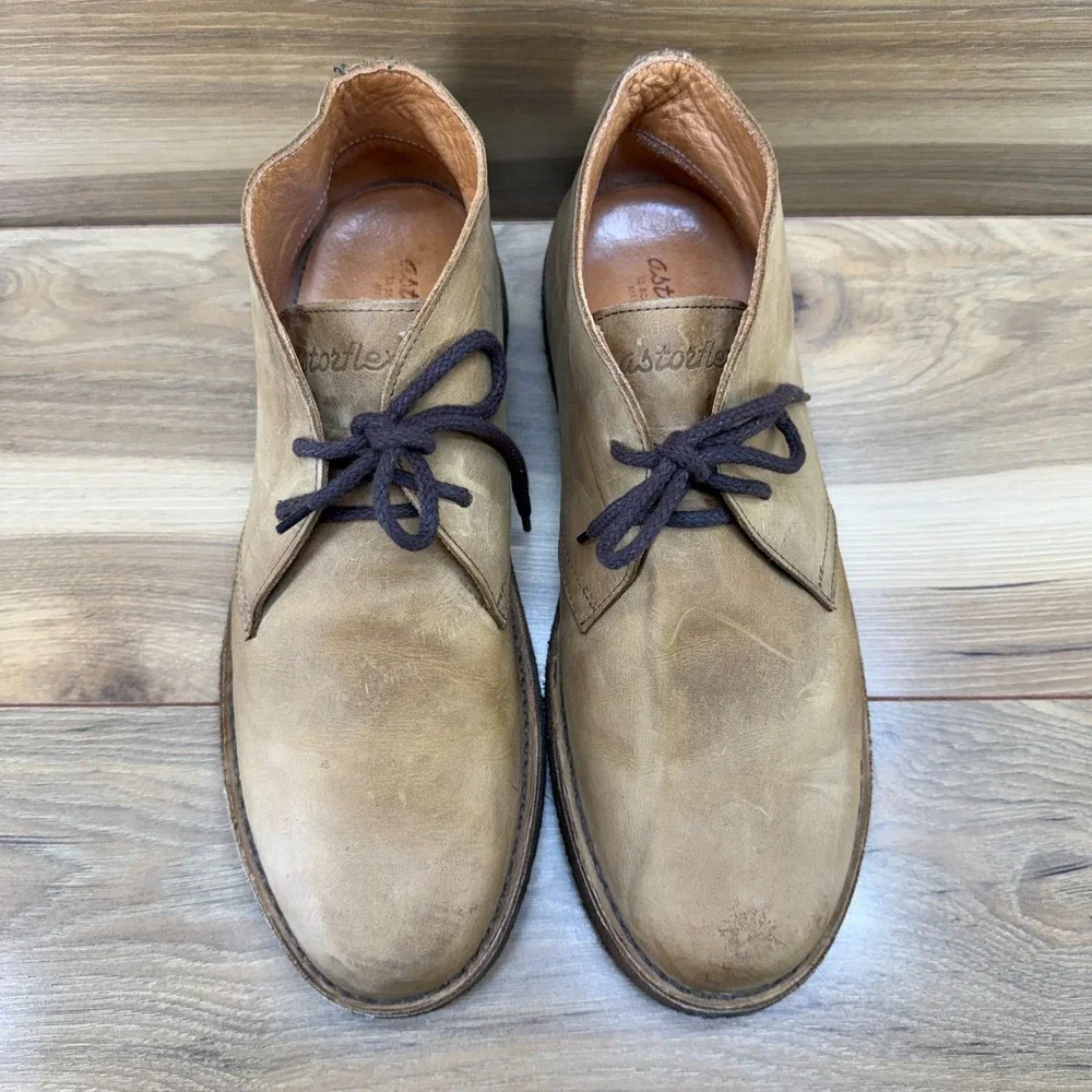 Astorflex Desert Chukka Boot Mens 10 EU 43 Tan Nubuck Leather Old Money Casual